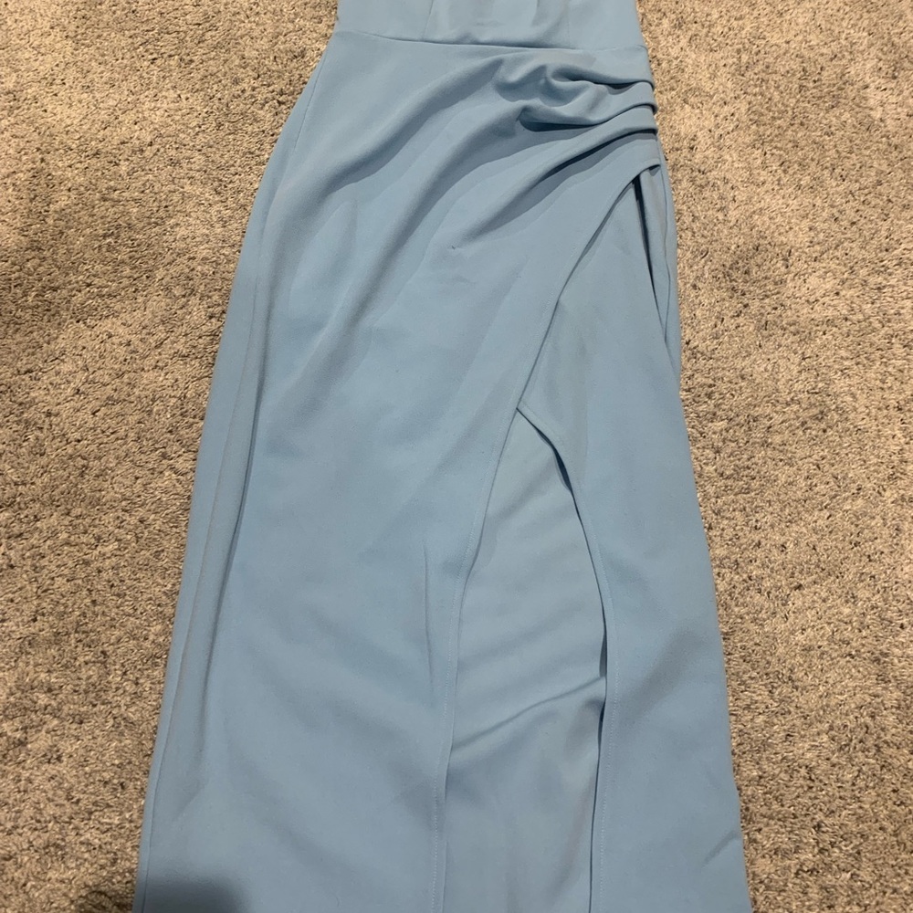 Elegant Blue Women's Dress
